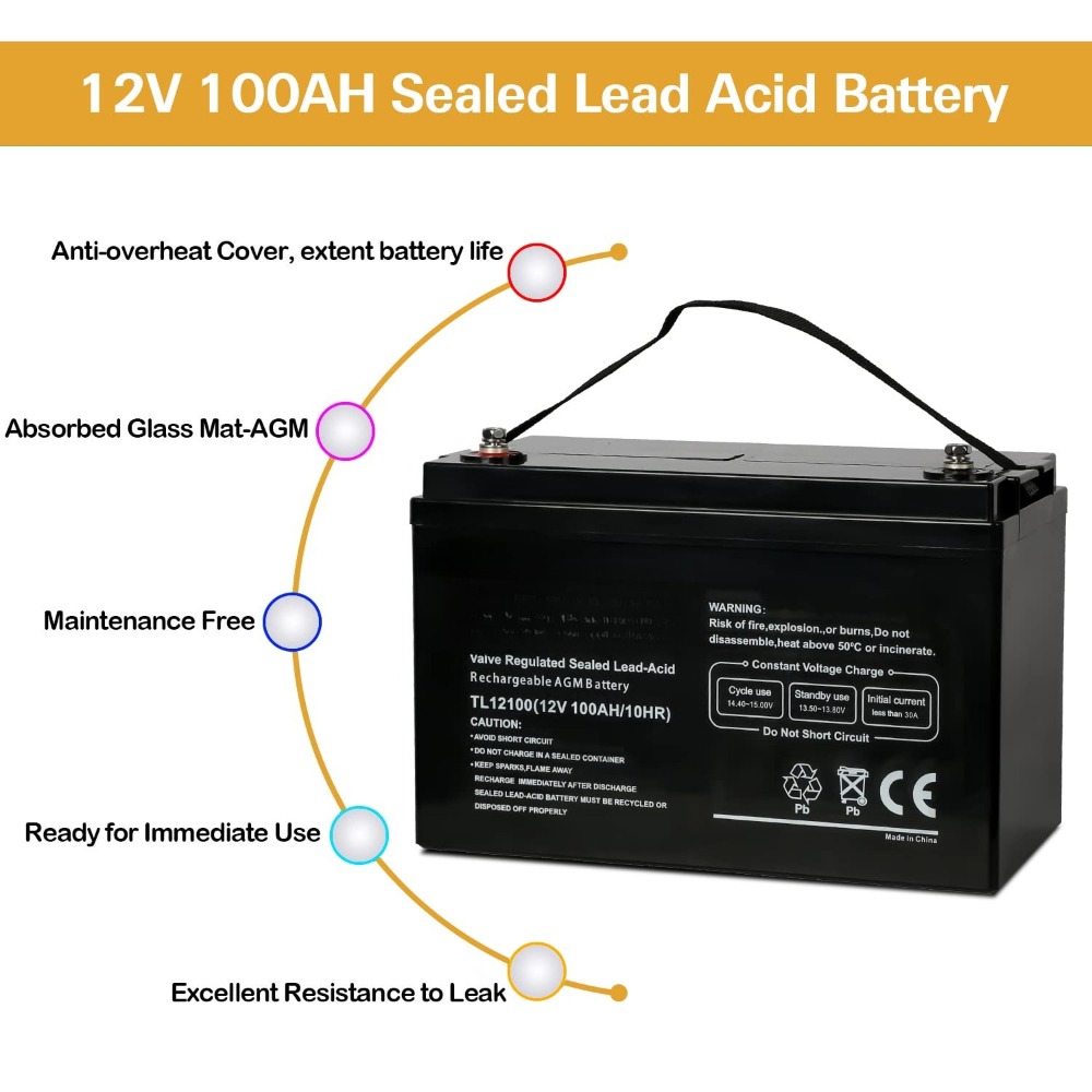 Deep Cycle AGM 12 Volt 100Ah B - Agm Deep Cycle Battery avis et prix