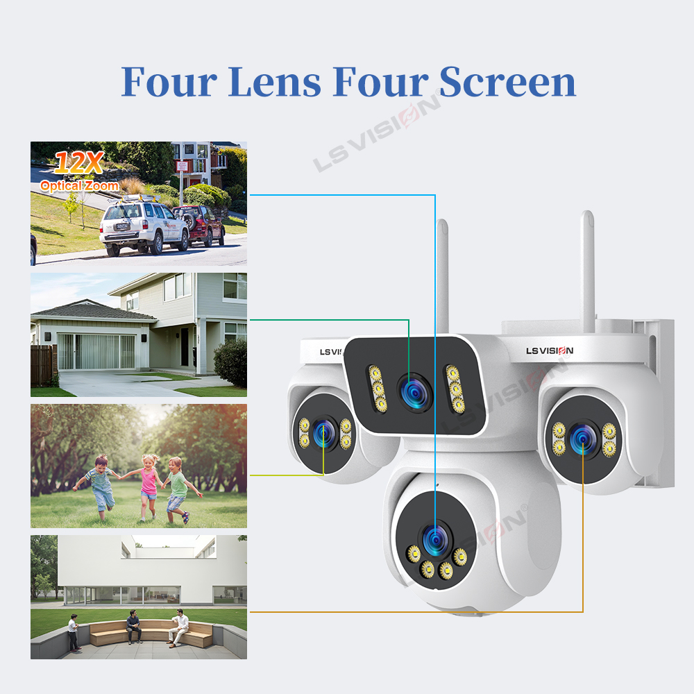 LS VISION 4 Screens AOV Solar  - Solar Panel Tilt Mount avis et prix