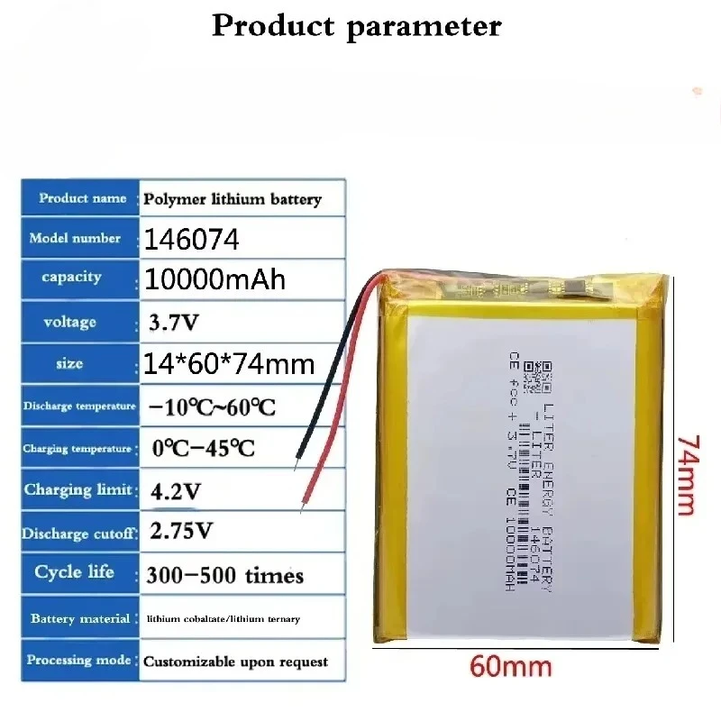 100% Brand New 146074 3.7v 100 - Renewable Energy Technology avis et prix