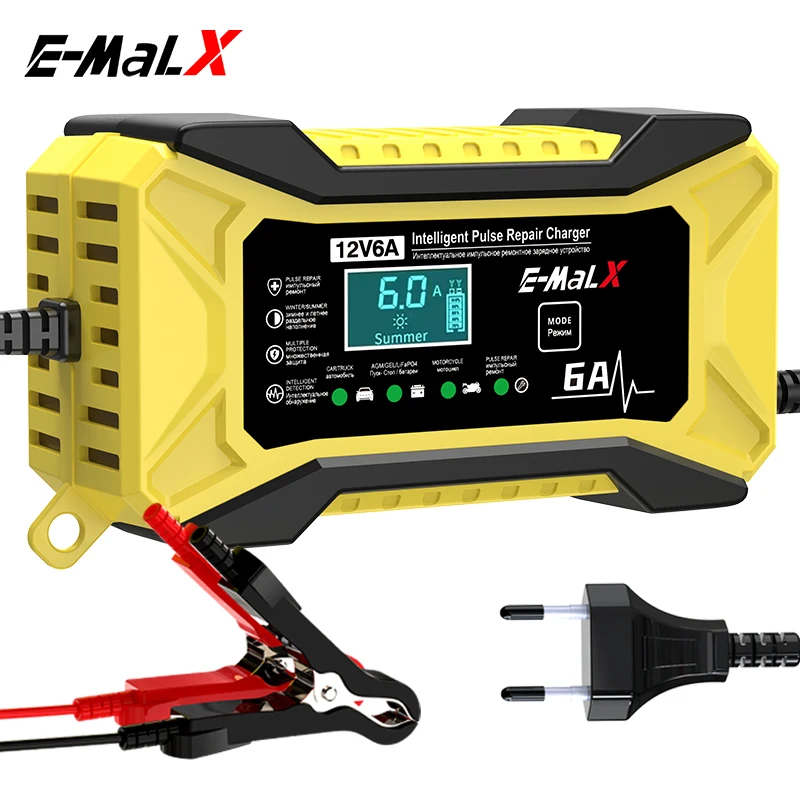 New 12V 6A  LiFePO4 14.6V Smar - Agm Deep Cycle Battery avis et prix