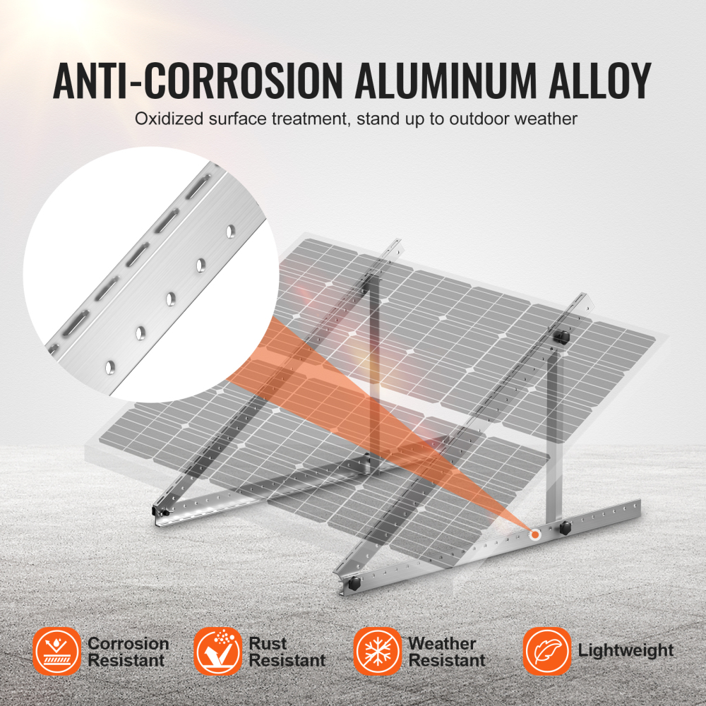0-90° Adjustable Tilt Solar Pa - Solar Panel Tilt Mount avis et prix
