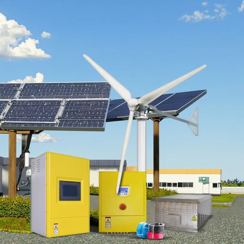 10KW Hybrid Solar Wind Turbine - Renewable Energy Technology avis et prix