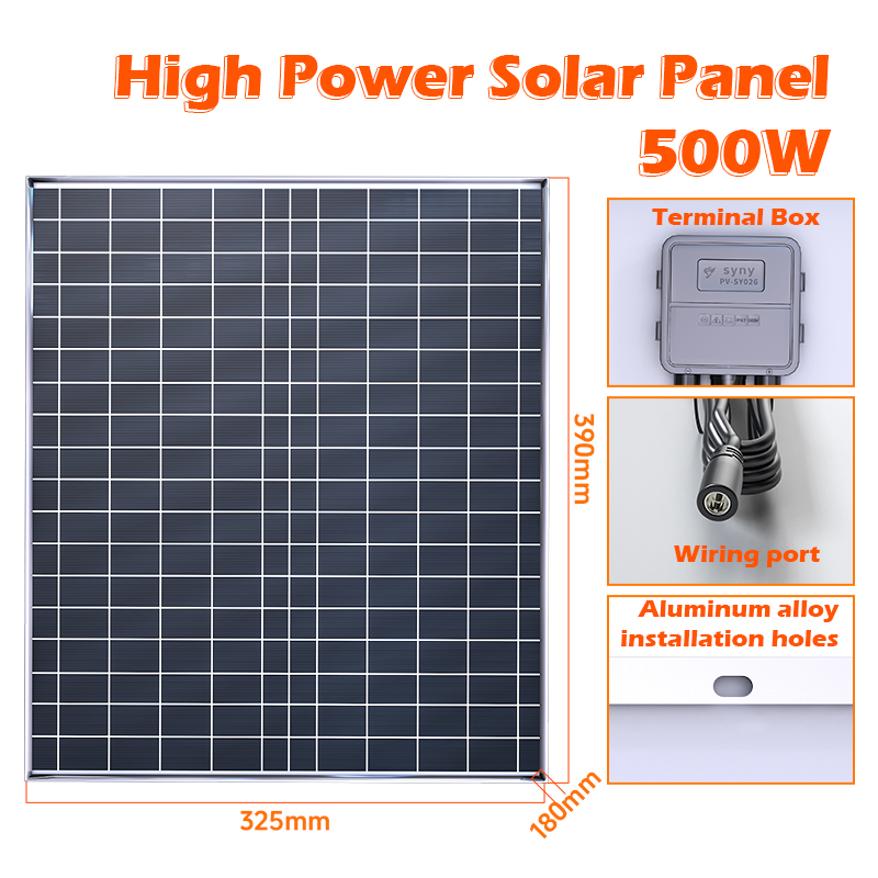 500W 1000W Solar Panel Kit Com - Renewable Energy Generation avis et prix