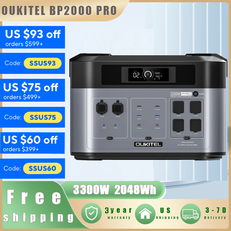 OUKITEL BP2000 PRO Portable Po - Mppt Charge Controller avis et prix
