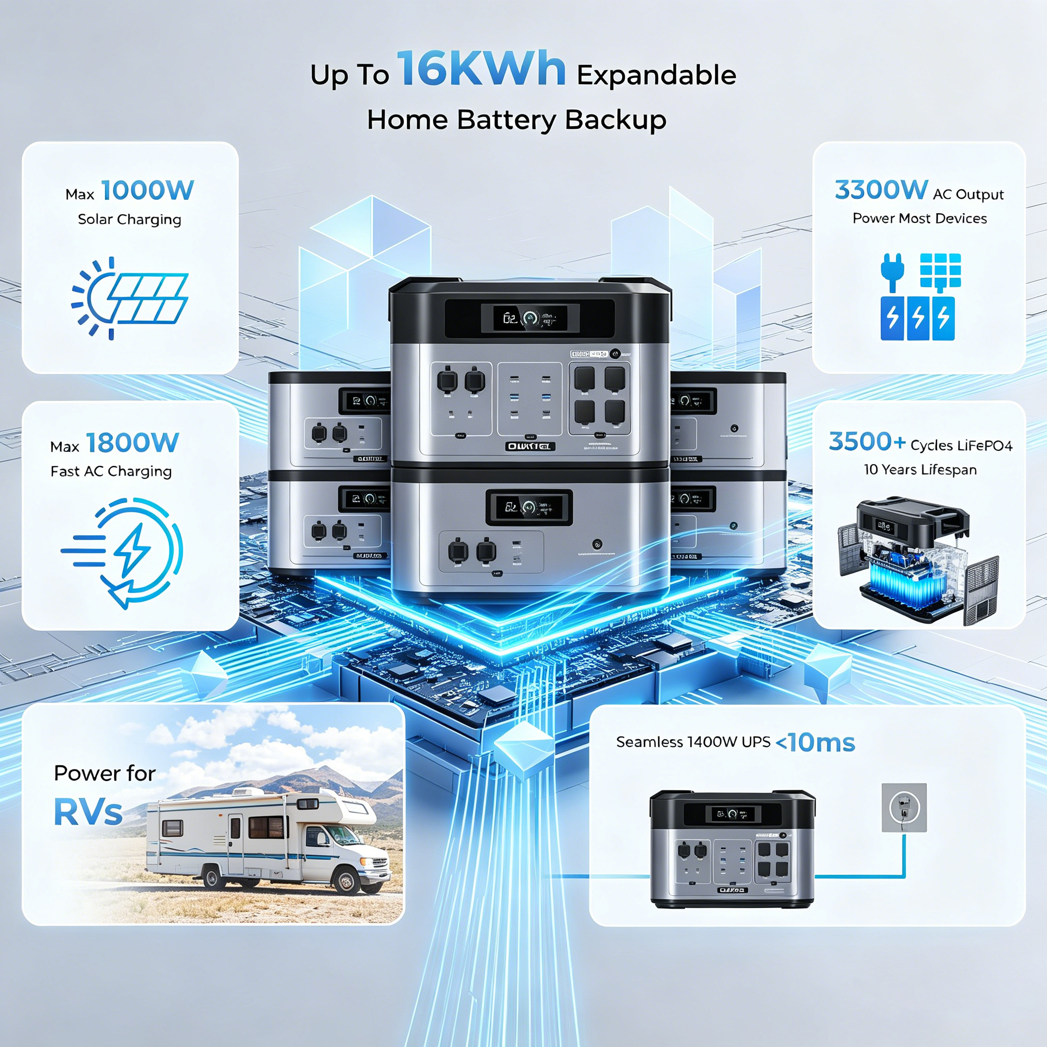 OUKITEL BP2000 PRO Portable Po - Mppt Charge Controller avis et prix