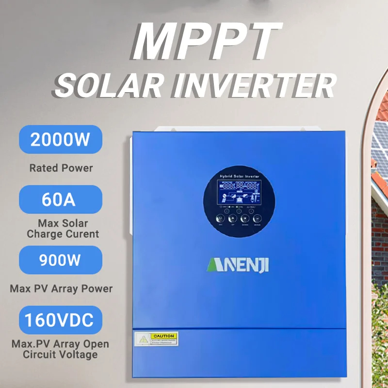 2KW 12V Hybrid Solar Inverter  - Mppt Charge Controller avis et prix