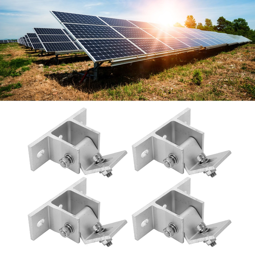 4pcs Adjustable Tilt Angle Sol - Solar Panel Tilt Mount avis et prix