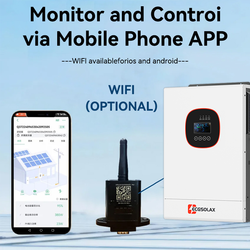 ECGSOLAX 3.6KW Hybrid Solar In - Mppt Charge Controller avis et prix