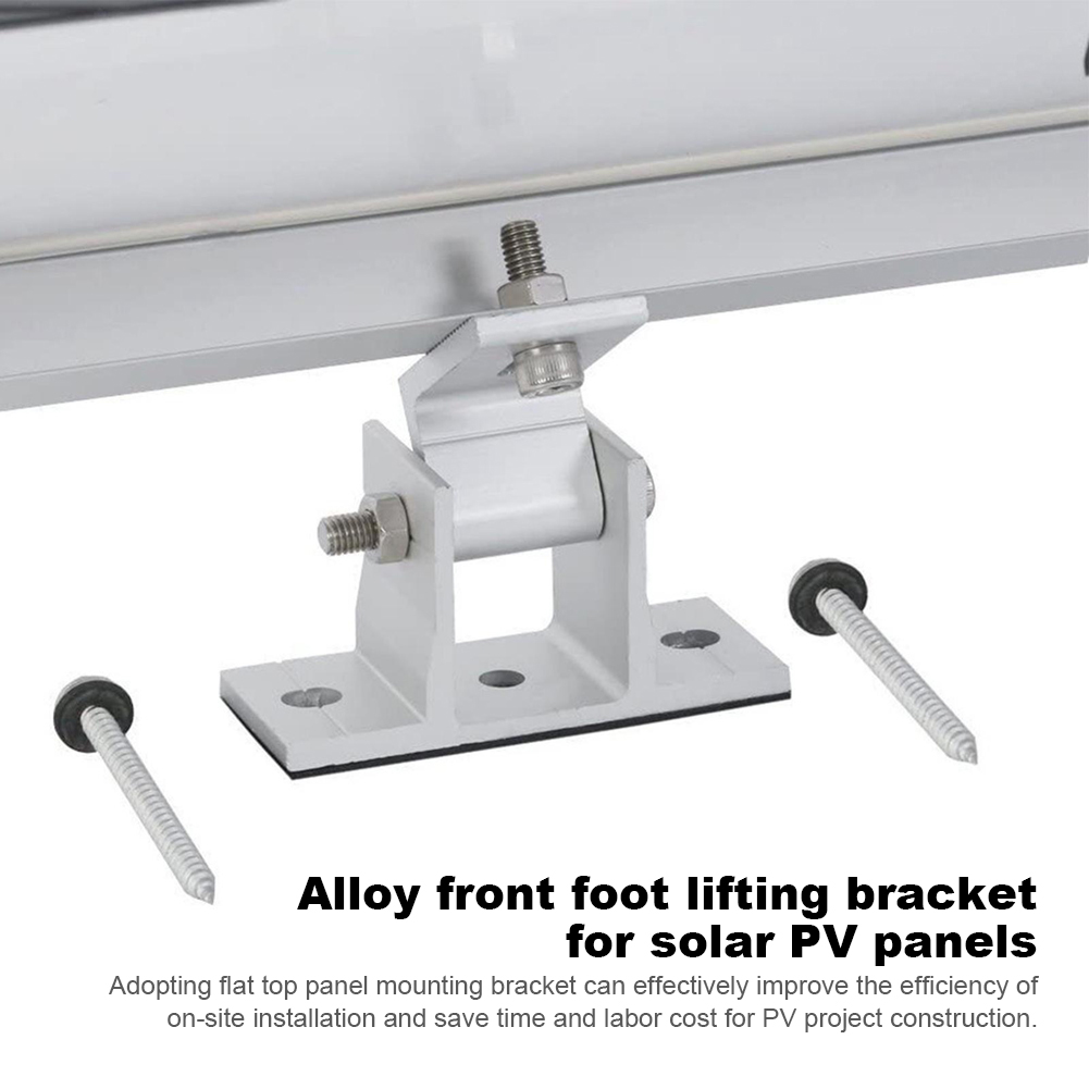 2 Pcs Aluminum Solar Panel Bra - Solar Panel Tilt Mount avis et prix